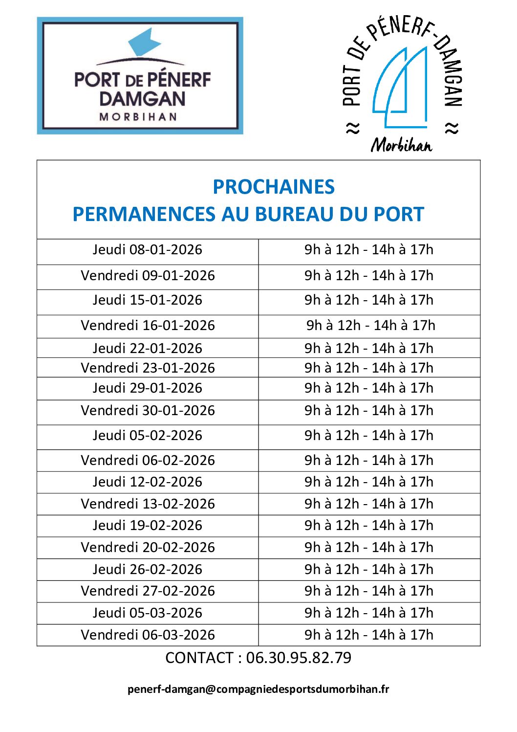 ouverture janvier fevrier 2026